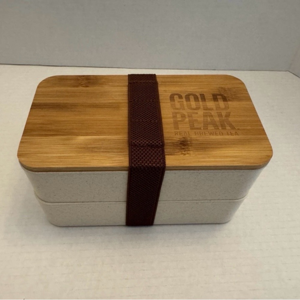 Gold Peak Bamboo Lunch Box